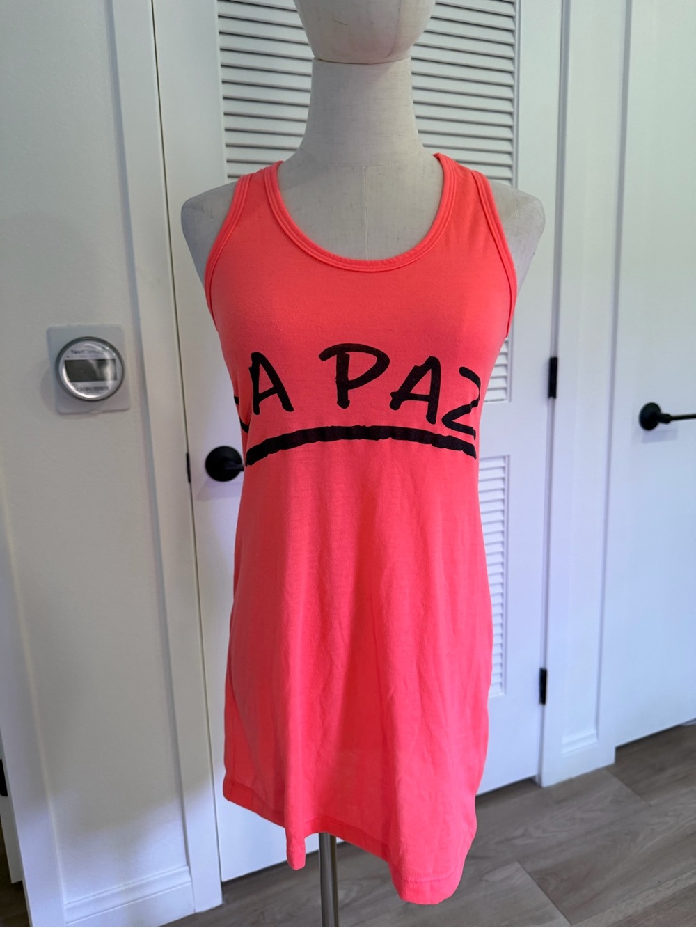 LA PAZ Neon Tank Dress/Bathing Suit Cover